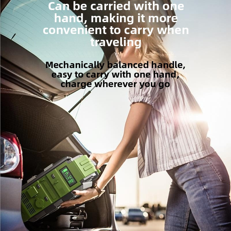 Portable 1000W Solar Power Supply with Multiple Outputs