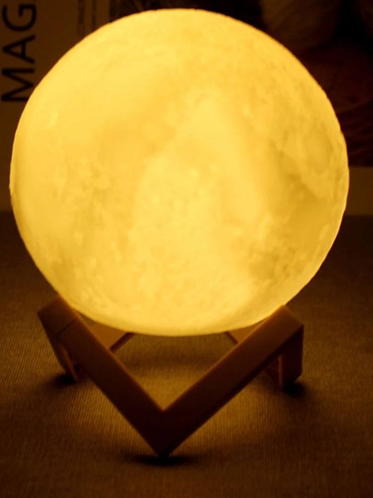 LED Moon Night Light with Sensor
