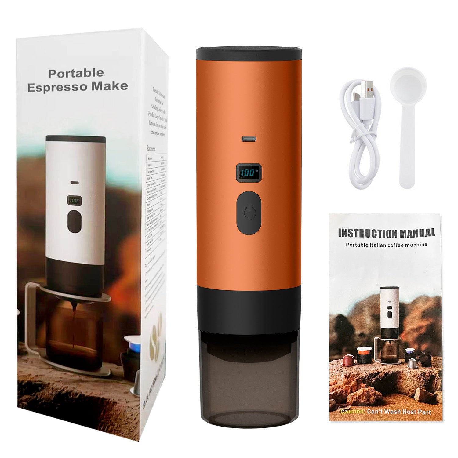 Portable Automatic Capsule Coffee Maker