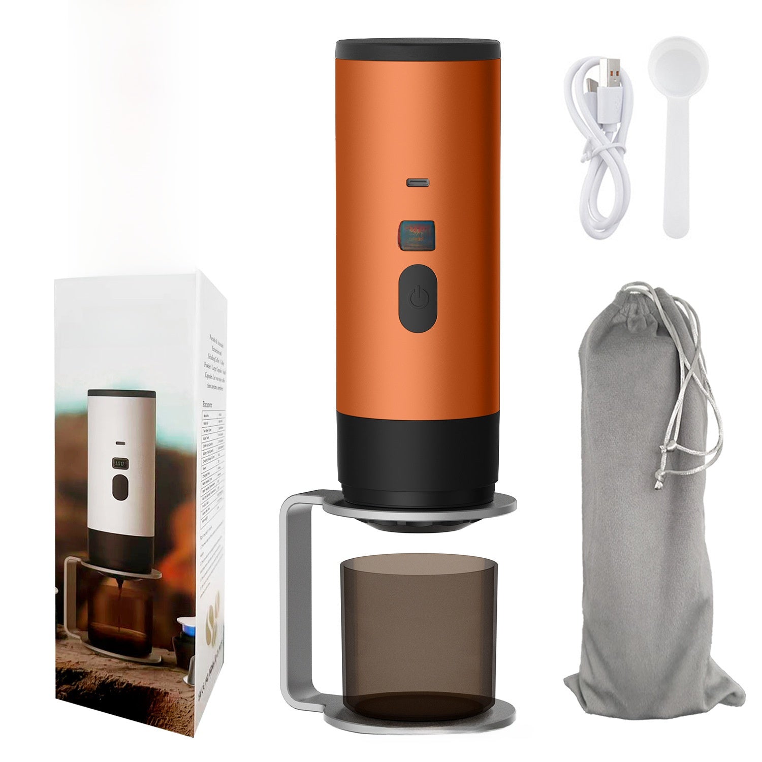 Portable Automatic Capsule Coffee Maker
