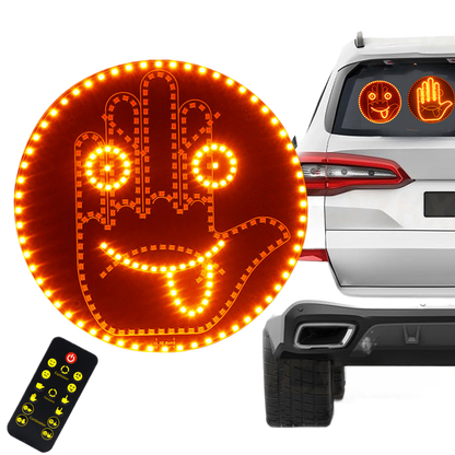 Car-mounted LED Fun Expression Lights