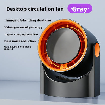 Bladeless Desktop Fan with Digital Display USB Charging