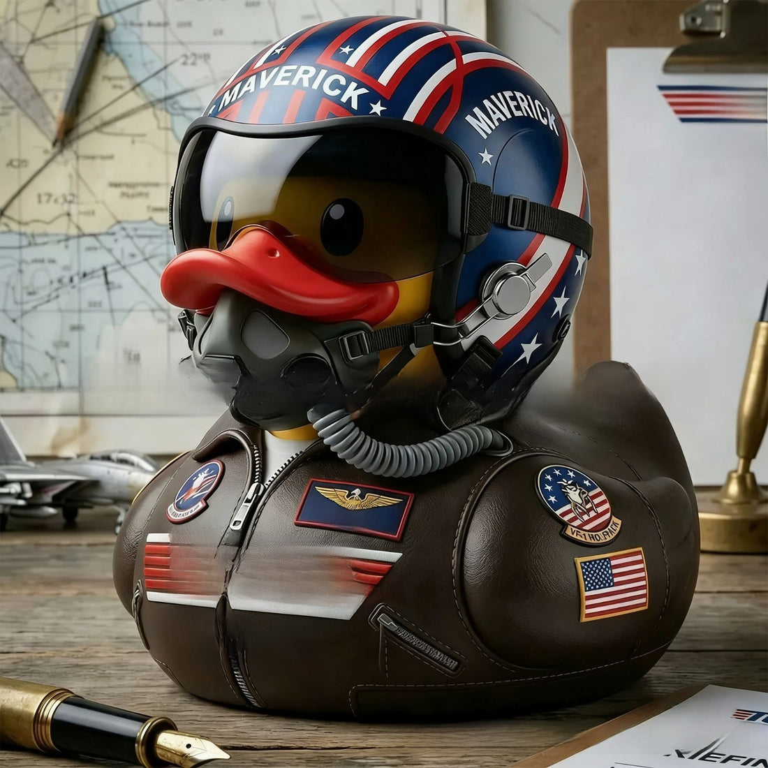 Top Gun Anniversary Pilot Duck Figure