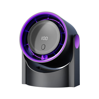Bladeless Desktop Fan with Digital Display USB Charging