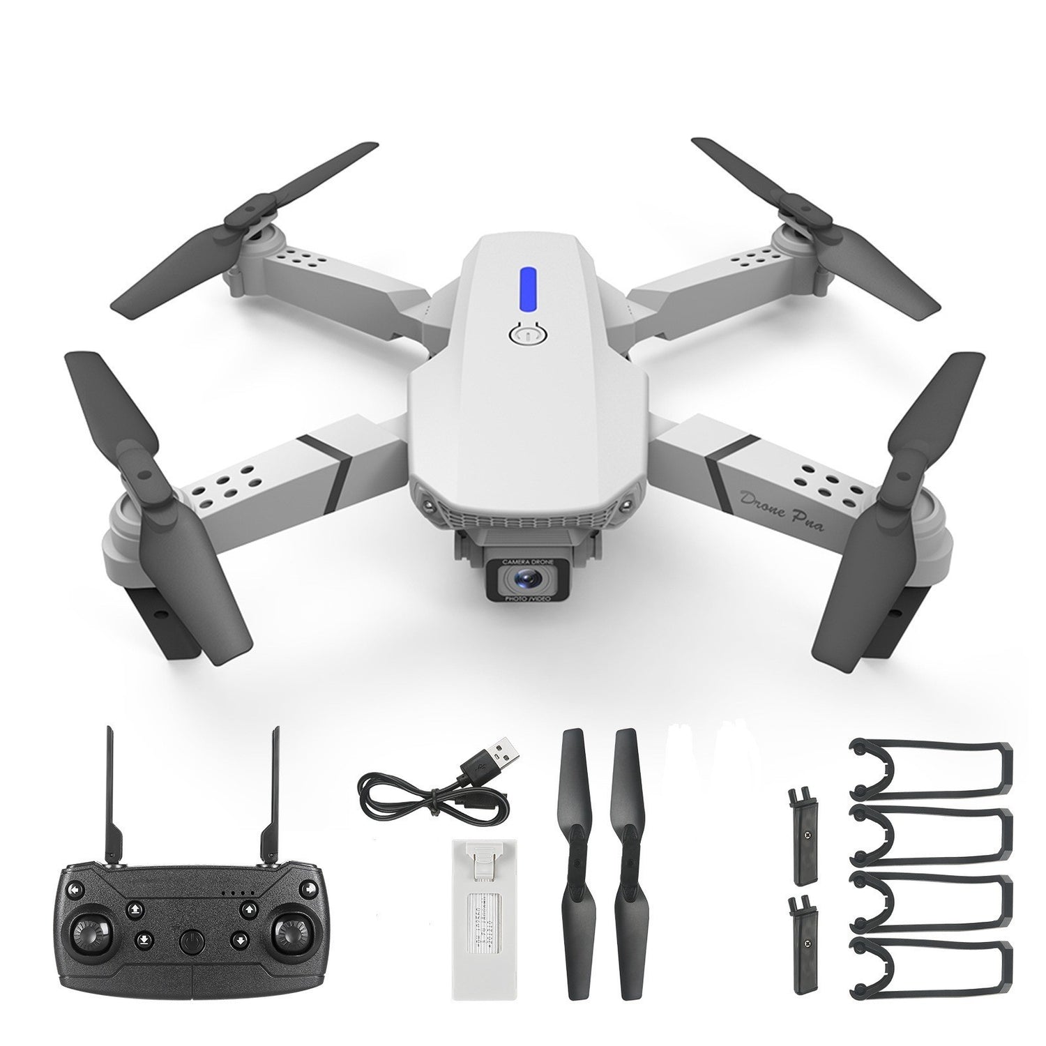 E88 Foldable Quadcopter Drone with Dual Cameras