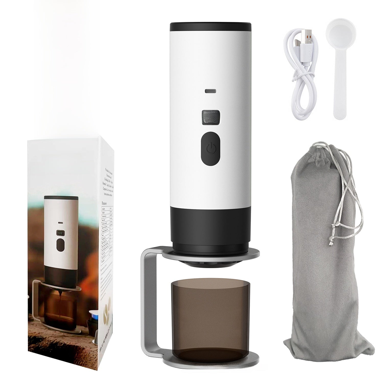 Portable Automatic Capsule Coffee Maker