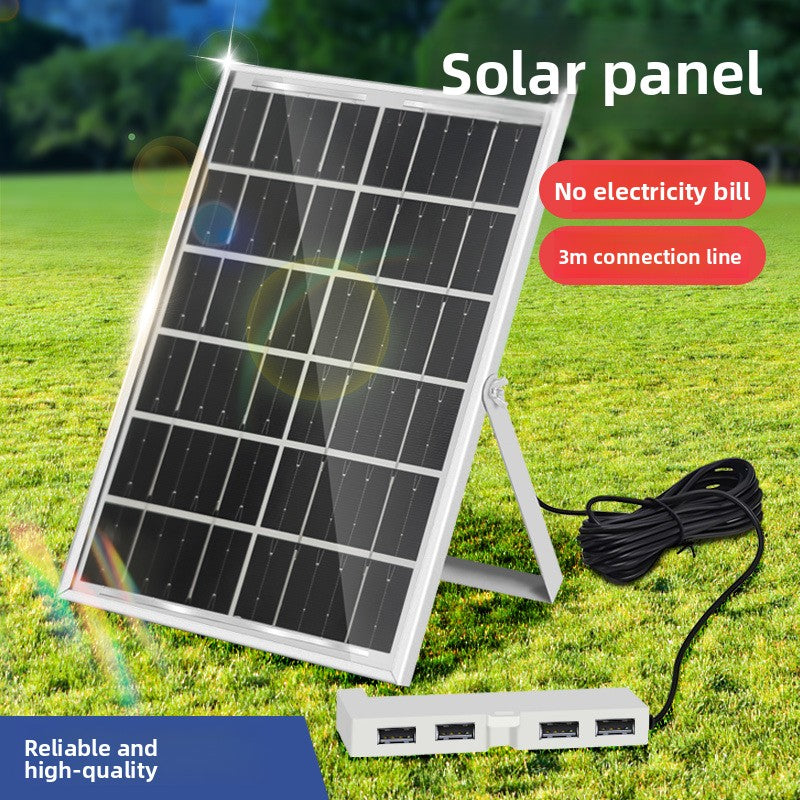 Solar USB Charger Panel with 4 Ports