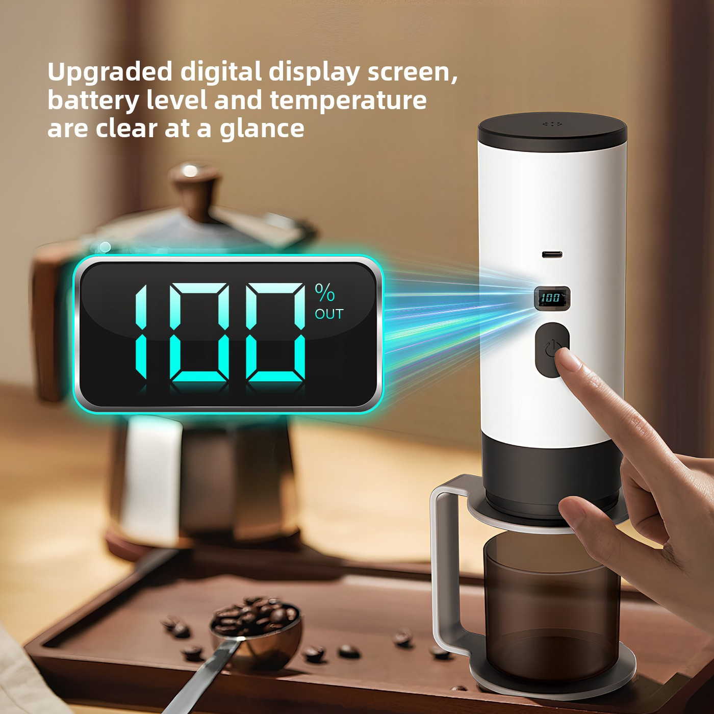Portable Automatic Capsule Coffee Maker