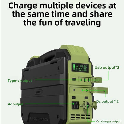 Portable 1000W Solar Power Supply with Multiple Outputs