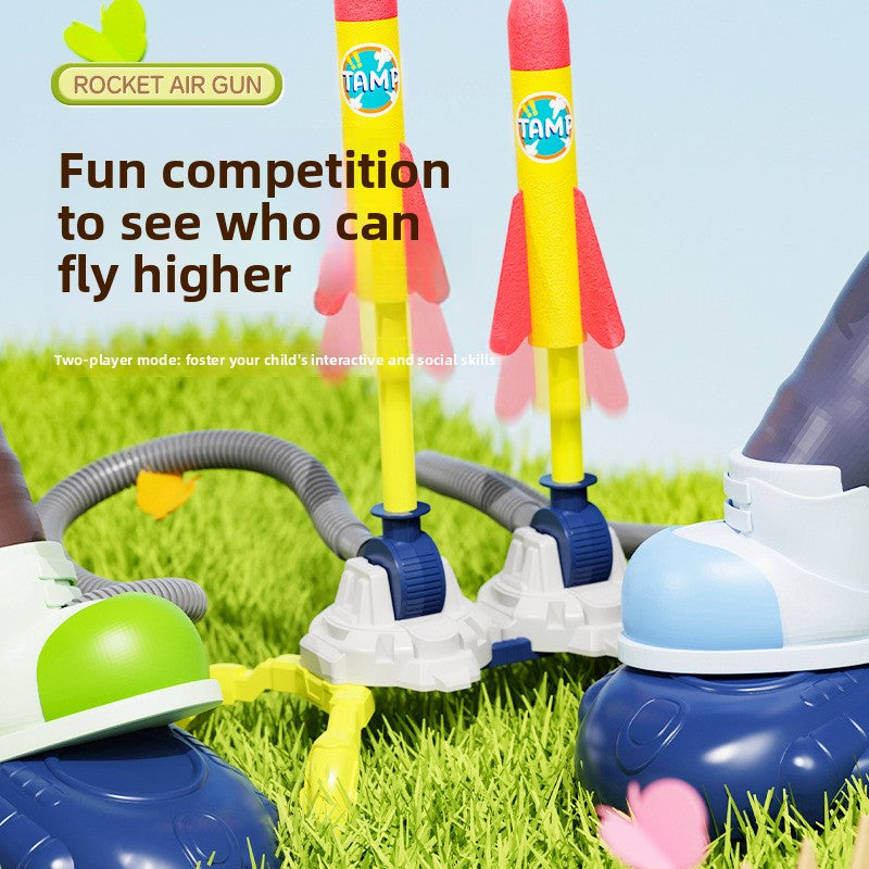 Childrens Foot Rocket Launcher Toy