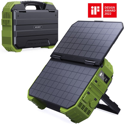 Portable 1000W Solar Power Supply with Multiple Outputs