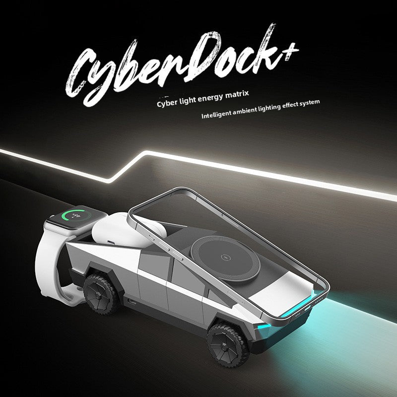 Cybertruck Triple Wireless Charging Station
