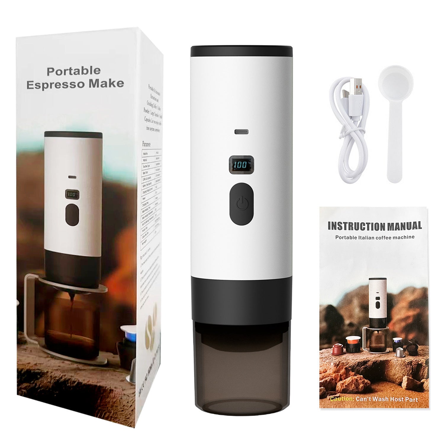 Portable Automatic Capsule Coffee Maker