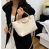 Cowhide tote bag