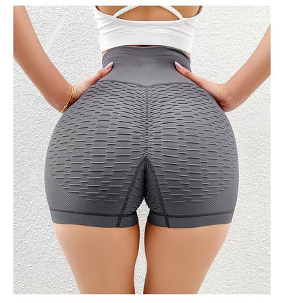 High Waist Yoga Running Fitness Shorts