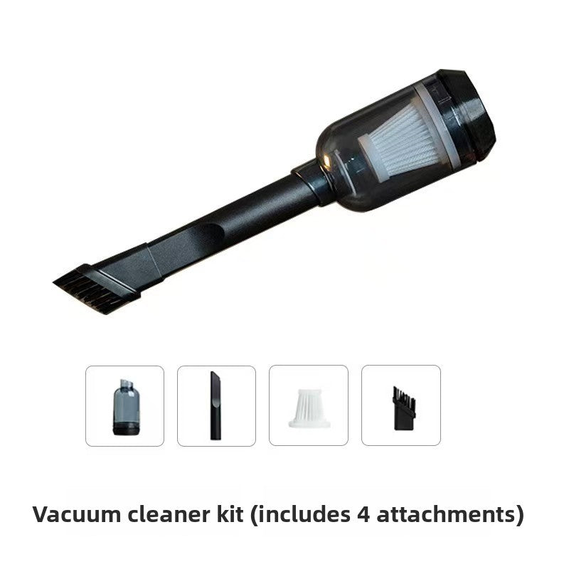 Portable Turbo Fan with LED Light and Vacuum Function