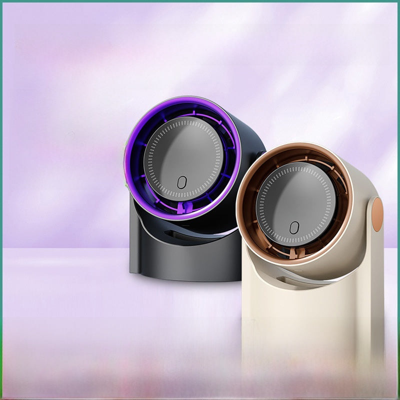Bladeless Desktop Fan with Digital Display USB Charging
