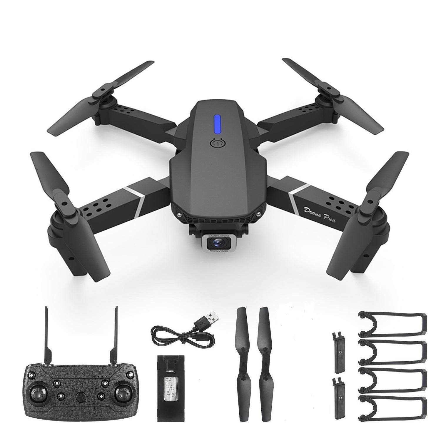 E88 Foldable Quadcopter Drone with Dual Cameras