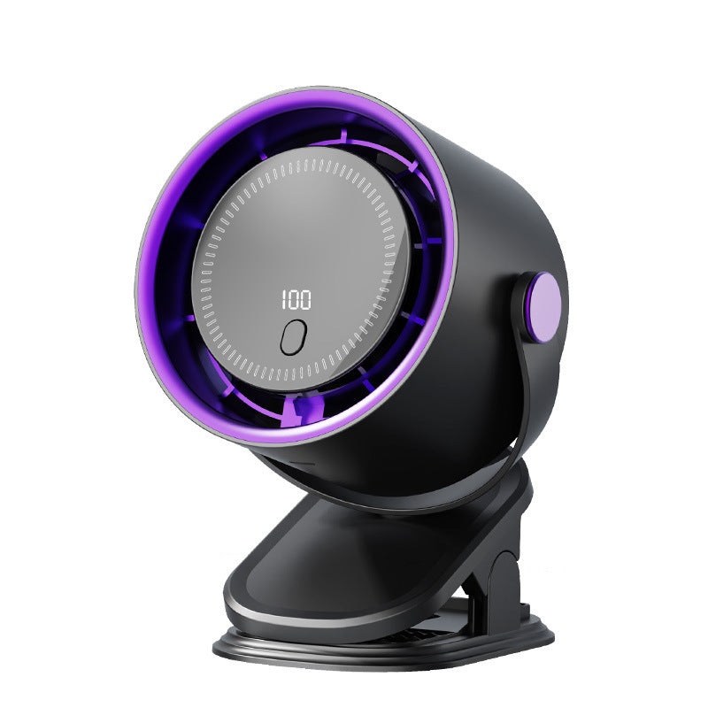 Bladeless Desktop Fan with Digital Display USB Charging