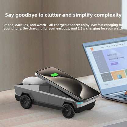 Cybertruck Triple Wireless Charging Station