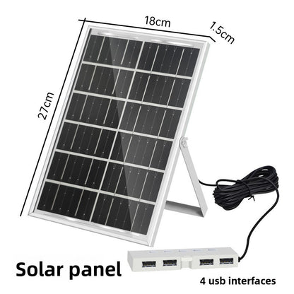 Solar USB Charger Panel with 4 Ports