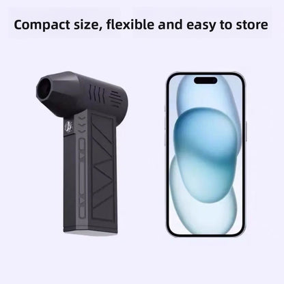 Portable Turbo Fan with LED Light and Vacuum Function