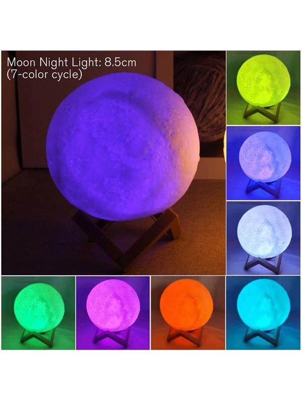 LED Moon Night Light with Sensor